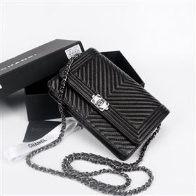 Replica Chanel A33815 lambskin small V woc handbag black bag 5927 [chanel337a] 21000 : Purse Valley,Designer Replica Handbags,Premium Replica Handbags at PurseValley