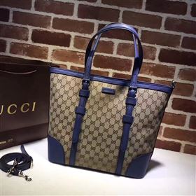 Replica Gucci GG gray v blue large tote shoulder bag 6473 [GG227a] 23000 : Purse Valley,Designer Replica Handbags,Premium Replica Handbags at PurseValley