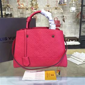 Replica LV Louis Vuitton Montaigne Handbag Monogram Real Leather Tote Bag Rose M41048 6788 [LV1463] 39900 : Purse Valley,Designer Replica Handbags,Premium Replica Handbags at PurseValley