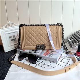 Replica Chanel 67086 leather medium le boy handbag apricot bag 5628 [chanel16a] 18500 : Purse Valley,Designer Replica Handbags,Premium Replica Handbags at PurseValley