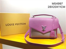 Replica LV Louis Vuitton M54997 My Lockme Bag Real Leather Handbag Rose [LV1120] 38900 : Purse Valley,Designer Replica Handbags,Premium Replica Handbags at PurseValley