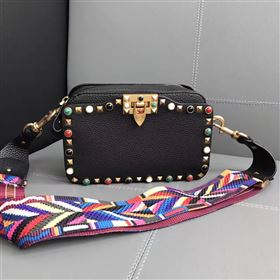 Replica Valentino small black shoulder rockstud bag 4899 [VALENTINO26a] 31000 : Purse Valley,Designer Replica Handbags,Premium Replica Handbags at PurseValley