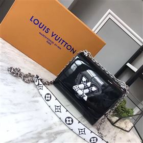Replica replica Louis Vuitton LV Twist PM Handbag Real Leather Chain Shoulder Bag M54243 Black [LV1747] 36900 : Purse Valley,Designer Replica Handbags,Premium Replica Handbags at PurseValley