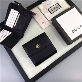 Replica Gucci small GG 3 fold wallet black bag 6416 [GG170a] 9500 : Purse Valley,Designer Replica Handbags,Premium Replica Handbags at PurseValley