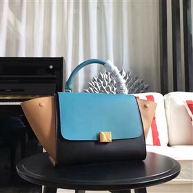Replica Celine tri colors blue Trapeze black bag 4492 [celine25a] 50500 : Purse Valley,Designer Replica Handbags,Premium Replica Handbags at PurseValley
