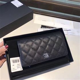 Replica Chanel Caviar Calfskin Leather Bi Fold Wallet CH8176 Black [CH8176 20171226] 19900 : Purse Valley,Designer Replica Handbags,Premium Replica Handbags at PurseValley
