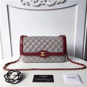 Replica Chanel lambskin tri classic flap gray shoulder bag 6221 [chanel631a] 36000 : Purse Valley,Designer Replica Handbags,Premium Replica Handbags at PurseValley
