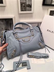 Replica Balenciaga city large goatskin blue light bag 4371 [balenciaga9a] 28000 : Purse Valley,Designer Replica Handbags,Premium Replica Handbags at PurseValley