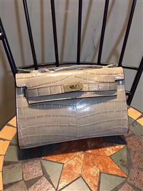 Replica Hermes mini 22cm crocodile gray Kelly bag 5225 [hermes304a] 25000 : Purse Valley,Designer Replica Handbags,Premium Replica Handbags at PurseValley