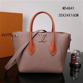 Replica LV Louis Vuitton M54841 Freedom Tote Handbag Real Leather Bag Beige [LV1018] 33900 : Purse Valley,Designer Replica Handbags,Premium Replica Handbags at PurseValley