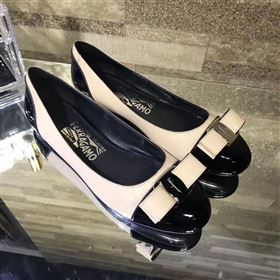 Replica Ferragamo flats cream black v shoes 4235 [shoes316a] 13500 : Purse Valley,Designer Replica Handbags,Premium Replica Handbags at PurseValley