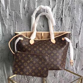 Replica LV Louis Vuitton Neverfull MM Handbag 32cm Monogram Cabas Bag M40995 Beige 6863 [LV1538] 25900 : Purse Valley,Designer Replica Handbags,Premium Replica Handbags at PurseValley