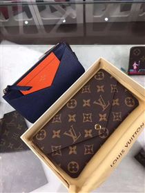 Replica replica Louis Vuitton LV Jeanne Wallet Clutch Monogram Canvas Purse Bag Navy M62203 [lvwallet206] 13500 : Purse Valley,Designer Replica Handbags,Premium Replica Handbags at PurseValley