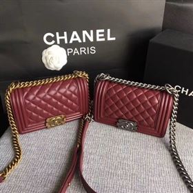 Replica Boy Chanel Flap Shoulder Bag Sheepskin Leather A67085 Wine [A67085 20171116] 27900 : Purse Valley,Designer Replica Handbags,Premium Replica Handbags at PurseValley