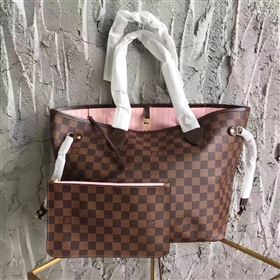 Replica LV Louis Vuitton Neverfull 32 MM Handbag Damier Ebene Cabas Bag N41603 Coffee 6858 [LV1533] 25900 : Purse Valley,Designer Replica Handbags,Premium Replica Handbags at PurseValley