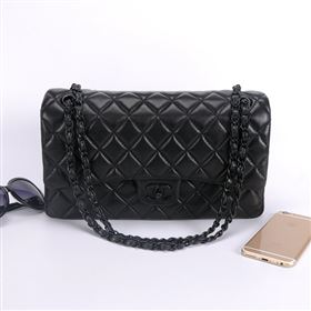 Replica Chanel 1113 leather large classic flap handbag black bag 5660 [chanel48a] 20500 : Purse Valley,Designer Replica Handbags,Premium Replica Handbags at PurseValley