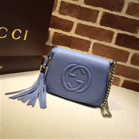 Replica Gucci mini light blue soho shoulder tassel bag 6387 [GG141a] 20000 : Purse Valley,Designer Replica Handbags,Premium Replica Handbags at PurseValley