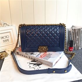 Replica Chanel 67086 leather medium le boy handbag blue bag 5632 [chanel20a] 18500 : Purse Valley,Designer Replica Handbags,Premium Replica Handbags at PurseValley