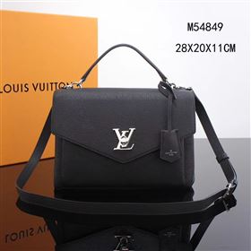 Replica LV Louis Vuitton My Lockme Handbag M54849 Real Leather Bag Black [LV1082] 38900 : Purse Valley,Designer Replica Handbags,Premium Replica Handbags at PurseValley