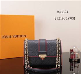 Replica LV Louis Vuitton Saint Sulpice Monogram Real Leather Handbag M43394 Bag Black [LV1001] 37900 : Purse Valley,Designer Replica Handbags,Premium Replica Handbags at PurseValley