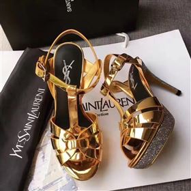 Replica YSL tribute heels sandals gold paint shoes 4156 [shoes236a] 12000 : Purse Valley,Designer Replica Handbags,Premium Replica Handbags at PurseValley