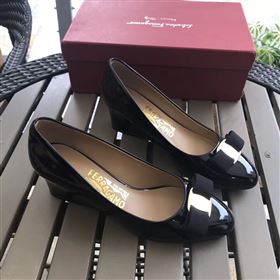 Replica Ferragamo 6cm heels black sandals shoes 4307 [shoes389a] 13500 : Purse Valley,Designer Replica Handbags,Premium Replica Handbags at PurseValley