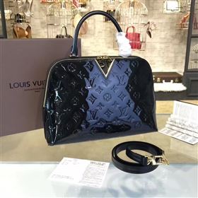 Replica Louis Vuitton LV Melrose Handbag Monogram Patent Leather Bag Black M42694 7006 [LV1681] 39900 : Purse Valley,Designer Replica Handbags,Premium Replica Handbags at PurseValley