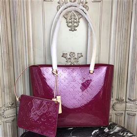 Replica LV Louis Vuitton Long Beach MM Handbag Monogram Patent Leather Bag M90475 Purple 6872 [LV1547] 38900 : Purse Valley,Designer Replica Handbags,Premium Replica Handbags at PurseValley