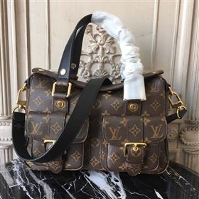 Replica M44207 LV Louis Vuitton Manhattan Bag Monogram Tote Handbag Black 6720 [LV1395] 38900 : Purse Valley,Designer Replica Handbags,Premium Replica Handbags at PurseValley