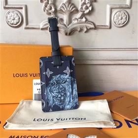 Replica LV Louis Vuitton Monogram Lion Luggage Tag Gray 6927 [LV1602] 8900 : Purse Valley,Designer Replica Handbags,Premium Replica Handbags at PurseValley