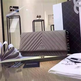 Replica Chanel A67011 deerskin clutch handbag gray bag 5968 [chanel378a] 25000 : Purse Valley,Designer Replica Handbags,Premium Replica Handbags at PurseValley