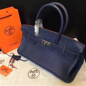 Replica Hermes 42cm Birkin navy leather bag 5109 [hermes133a] 31000 : Purse Valley,Designer Replica Handbags,Premium Replica Handbags at PurseValley