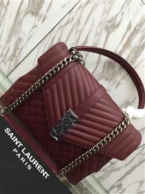 Replica YSL new large College wine tote bag 4780 [YSL79a] 24000 : Purse Valley,Designer Replica Handbags,Premium Replica Handbags at PurseValley
