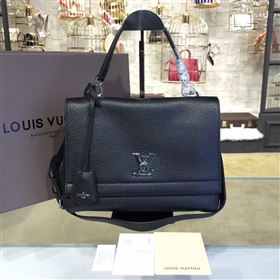 Replica M50250 LV Louis Vuitton Lockme II Bag Veau Twist Real Leather Handbag Black 6689 [LV1364] 39900 : Purse Valley,Designer Replica Handbags,Premium Replica Handbags at PurseValley