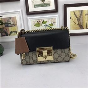 Replica Gucci Padlock GG Supreme Shoulder Bags 409487 Black [409487 20171116] 22900 : Purse Valley,Designer Replica Handbags,Premium Replica Handbags at PurseValley