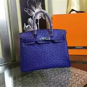 Replica Hermes ostrich navy Birkin bag 5147 [hermes178a] 29500 : Purse Valley,Designer Replica Handbags,Premium Replica Handbags at PurseValley