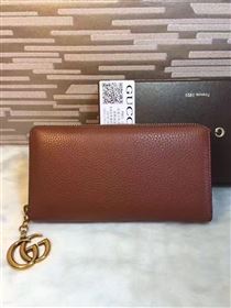 Replica Gucci GG dark coffee wallet zipper bag 6313 [GG67a] 9500 : Purse Valley,Designer Replica Handbags,Premium Replica Handbags at PurseValley