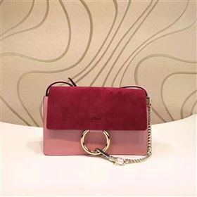 Replica Chloe small pink wine shoulder faye bag 4451 [chloe25a] 31000 : Purse Valley,Designer Replica Handbags,Premium Replica Handbags at PurseValley