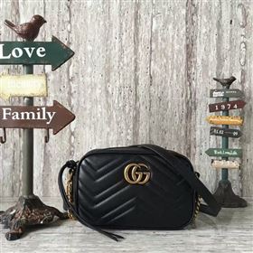 Replica Gucci GG Marmont Matelasse Mini Shoulder Bag 448065A Black [448065A 20170725] 26900 : Purse Valley,Designer Replica Handbags,Premium Replica Handbags at PurseValley