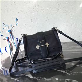 Replica Prada Cahier Leather Shoulder Bag 1BD095 Black [1BD095 20180101] 35900 : Purse Valley,Designer Replica Handbags,Premium Replica Handbags at PurseValley