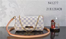 Replica LV Louis Vuitton Favorite Small Bag N41277 Damier Handbag White [LV1159] 14900 : Purse Valley,Designer Replica Handbags,Premium Replica Handbags at PurseValley