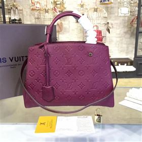Replica LV Louis Vuitton Montaigne Handbag Monogram Leather Tote Bag Maroon M43258 6796 [LV1471] 39900 : Purse Valley,Designer Replica Handbags,Premium Replica Handbags at PurseValley