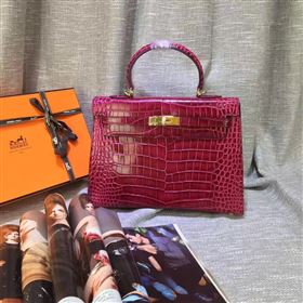 Replica Hermes crocodile wine Kelly bags 5235 [hermes314a] 29500 : Purse Valley,Designer Replica Handbags,Premium Replica Handbags at PurseValley