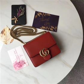 Replica Gucci GG Marmont Leather mini Chain Bag 431384 Red [431384 20170910] 20900 : Purse Valley,Designer Replica Handbags,Premium Replica Handbags at PurseValley
