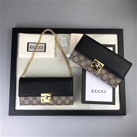 Replica Gucci GG woc shoulder wallet gray black with bag 6556 [GG310a] 11500 : Purse Valley,Designer Replica Handbags,Premium Replica Handbags at PurseValley