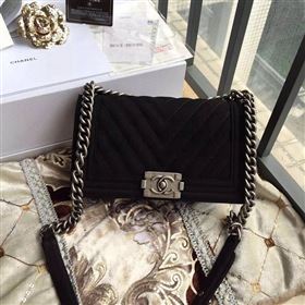 Replica Chanel A67086 suede le boy handbag black bag 6048 [chanel458a] 29500 : Purse Valley,Designer Replica Handbags,Premium Replica Handbags at PurseValley