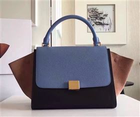 Replica Celine tri colors blue Trapeze black bag 4506 [celine39a] 50500 : Purse Valley,Designer Replica Handbags,Premium Replica Handbags at PurseValley