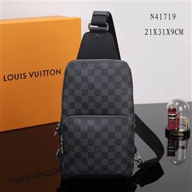 Replica Men LV Louis Vuitton Avenue Shoulder Bag N41719 Damier Graphite Handbag [LV1054] 25900 : Purse Valley,Designer Replica Handbags,Premium Replica Handbags at PurseValley