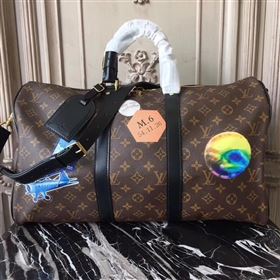 Replica Louis Vuitton LV Keepall 45 Travelling Bag Monogram League Handbag Black M41042 7029 [LV1704] 35900 : Purse Valley,Designer Replica Handbags,Premium Replica Handbags at PurseValley