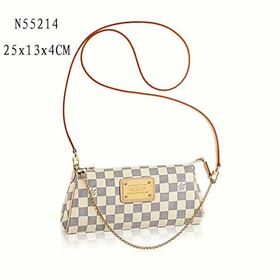 Replica LV Louis Vuitton Eva Shoulder Bag N55214 Damier Handbag White [LV1161] 14900 : Purse Valley,Designer Replica Handbags,Premium Replica Handbags at PurseValley